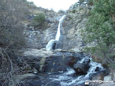 Chorro de San Mamés - Montes Carpetanos - Cascada San Mamés; rutas senderismo españa